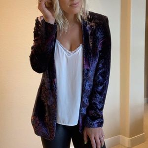 Velvet blazer